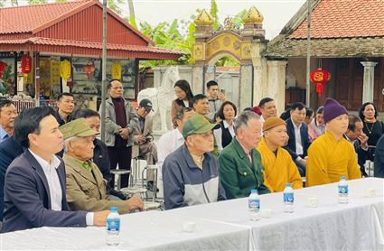 Lễ tiếp nhận công đức - Tiếng trống vọng hồn quê