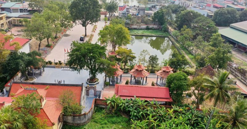 Không gian xanh - Nét yên bình giữa làng quê Việt